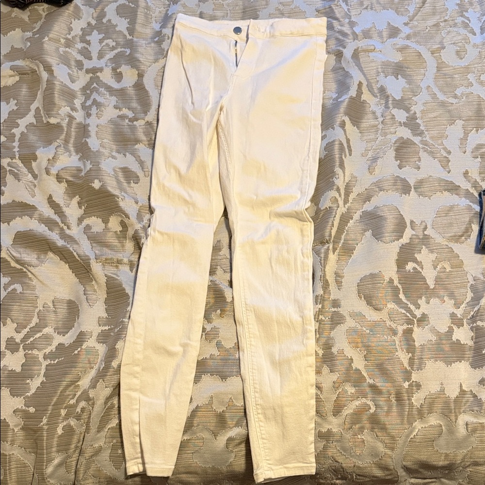 Topshop Joni Jeans - White